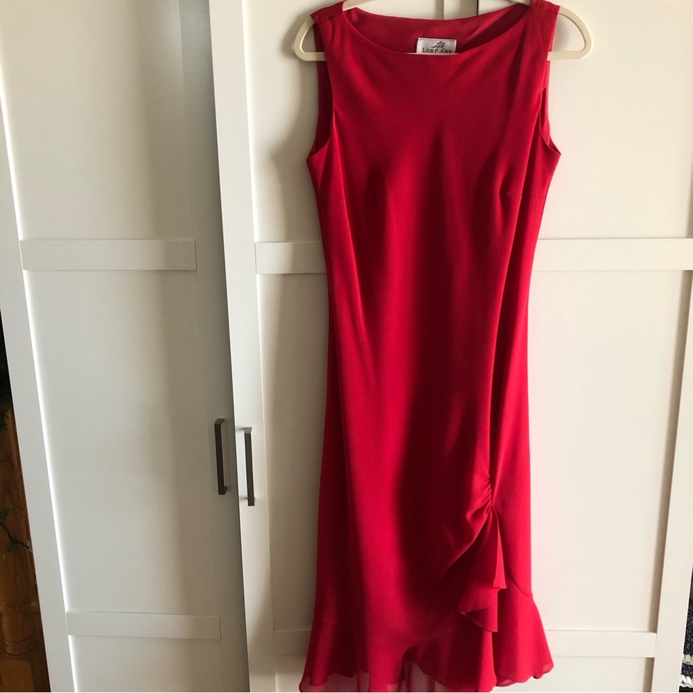 Lori Ann Red Dress, Prom, Special Occasion EUC